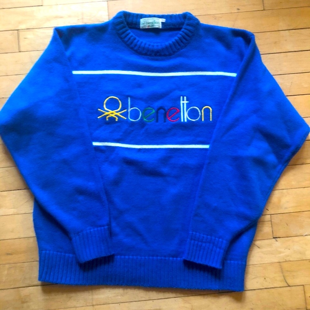 Vintage Benetton sweater, perfect condition, rare.